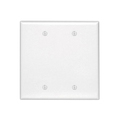 Leviton Blank 2 Gang Wallplate 80525-W